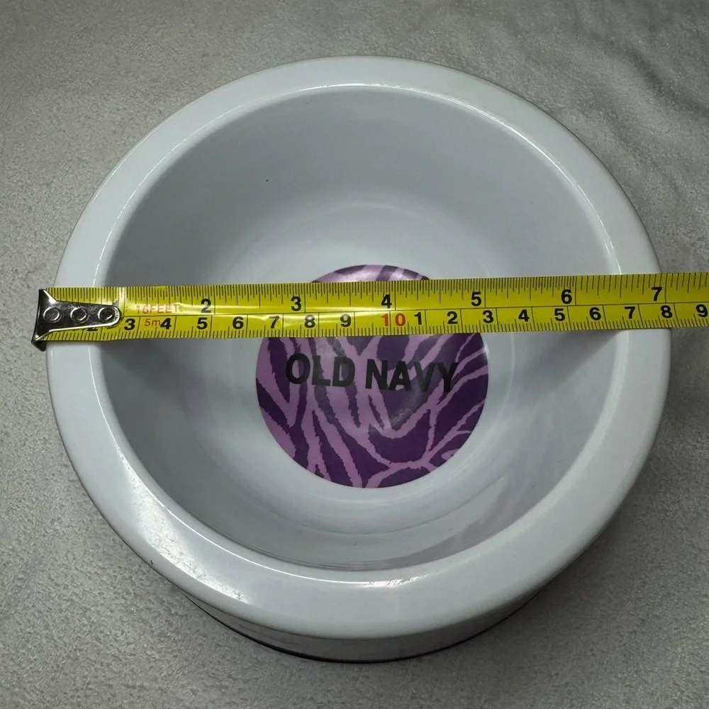 Old Navy Dog Bowl Purple